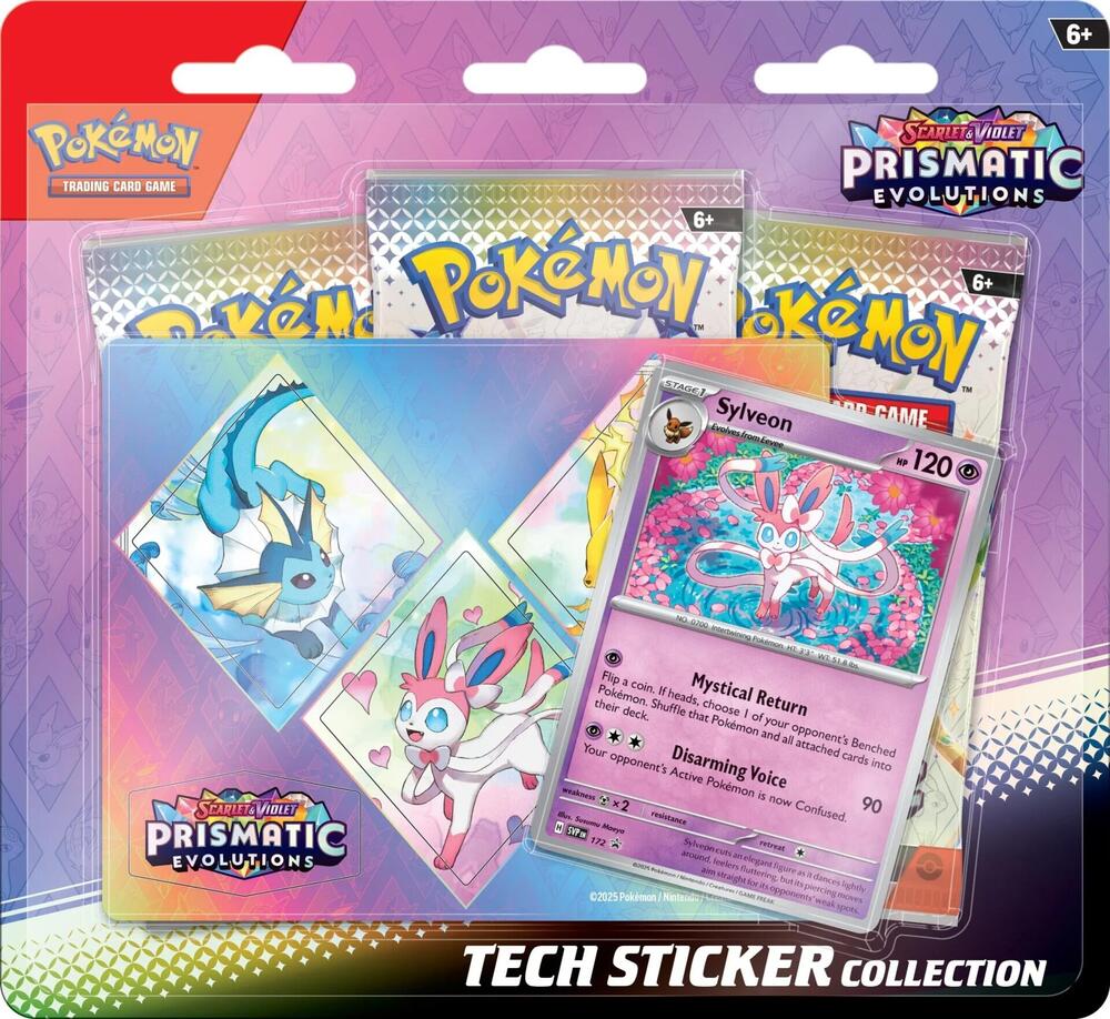 Prismatic Evolutions Tech Sticker Collection [Sylveon] - SV: Prismatic Evolutions