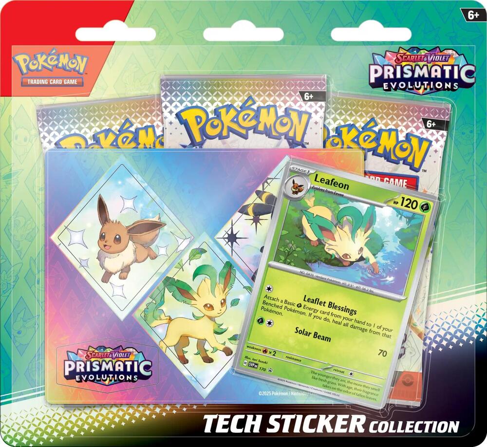 Prismatic Evolutions Tech Sticker Collection [Leafeon] - SV: Prismatic Evolutions