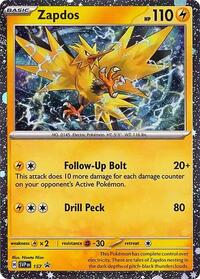 Zapdos - 157 (Cosmos Holo) (157) - SV: Scarlet & Violet Promo Cards (SVP)