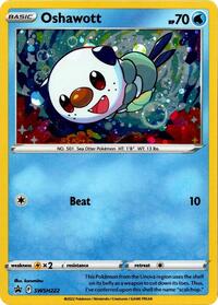 Oshawott - SWSH222 (Cosmo Holo) (SWSH222) - SWSH: Sword & Shield Promo Cards (SWSD)