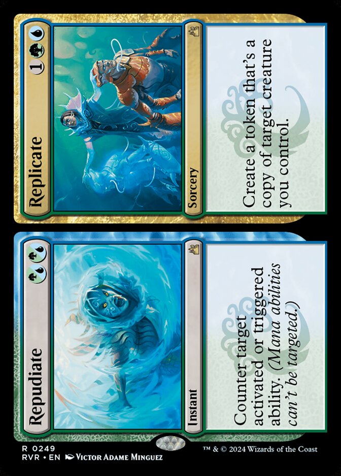 Repudiate // Replicate (249) - Ravnica Remastered (RVR)