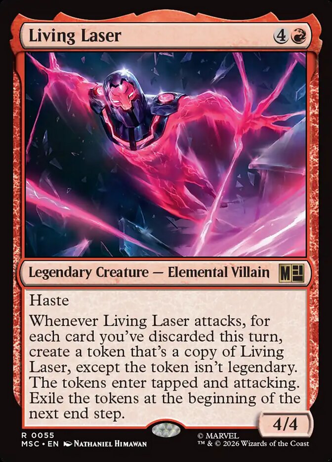 Living Laser (55) - Marvel Super Heroes Commander (MSC)