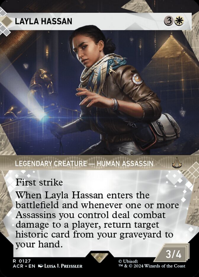 Layla Hassan - [Foil, Showcase] Assassin's Creed (ACR)