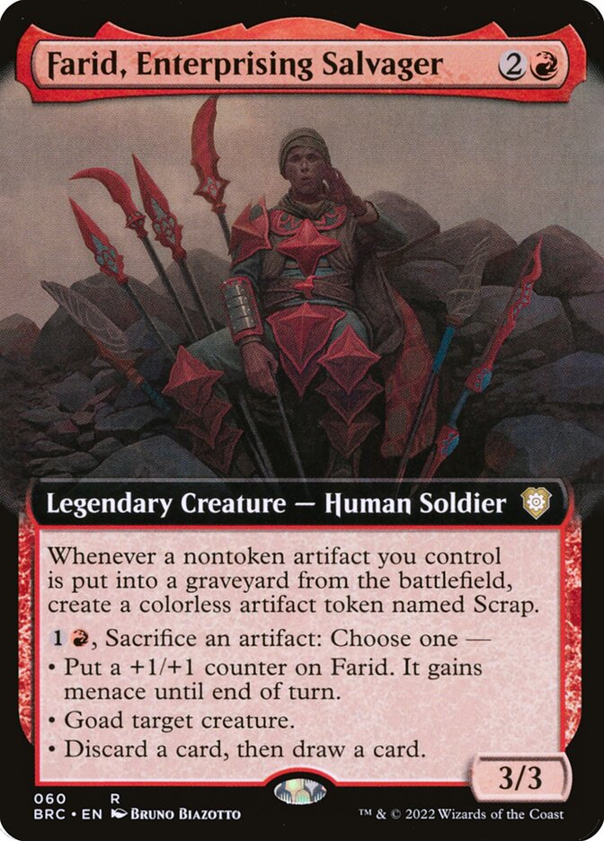 Farid, Enterprising Salvager (60) - The Brothers' War Commander (BRC)
