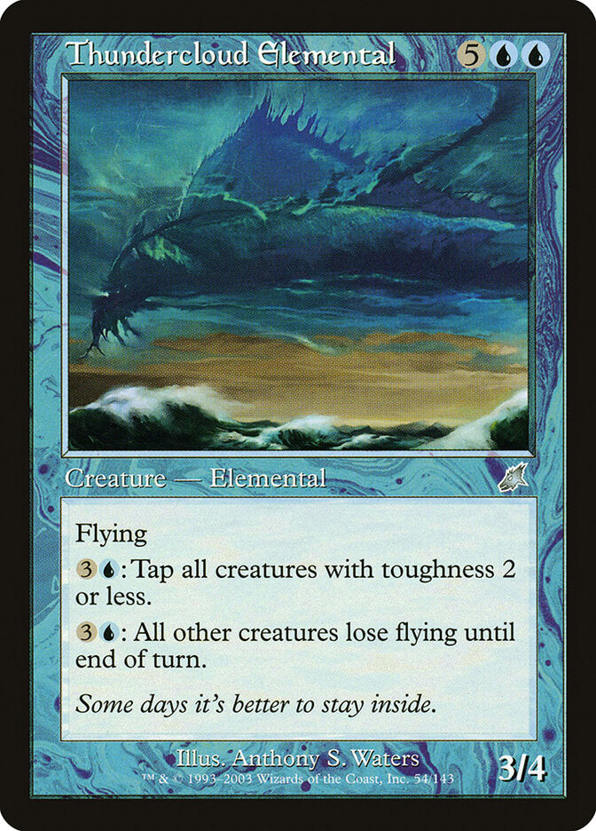 Thundercloud Elemental (54) - Scourge (SCG)