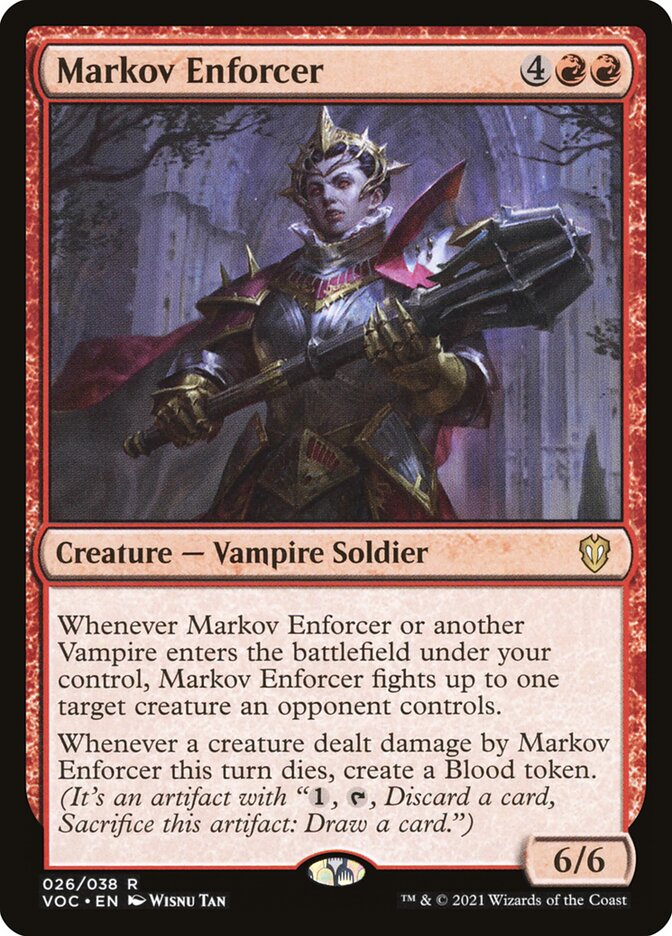 Markov Enforcer (26) - Crimson Vow Commander (VOC)