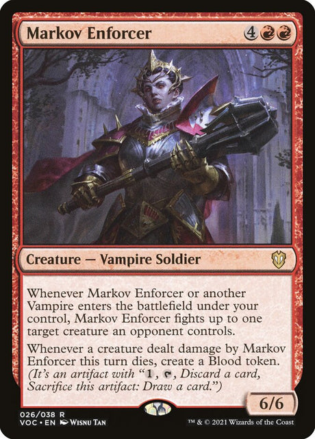 Markov Enforcer (26) - Crimson Vow Commander (VOC)