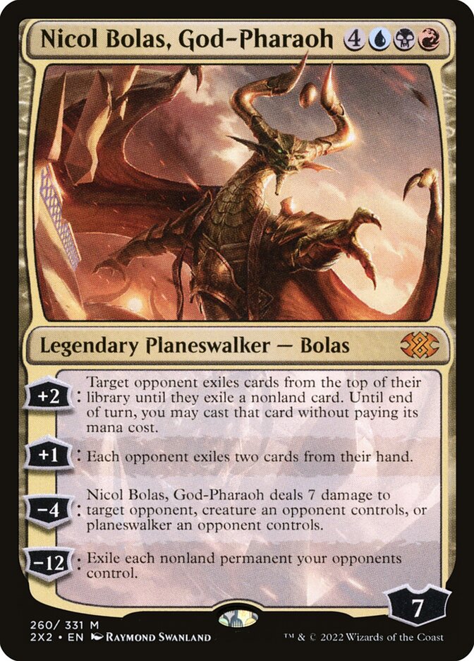Nicol Bolas, God-Pharaoh (260) - Double Masters 2022 (2X2)