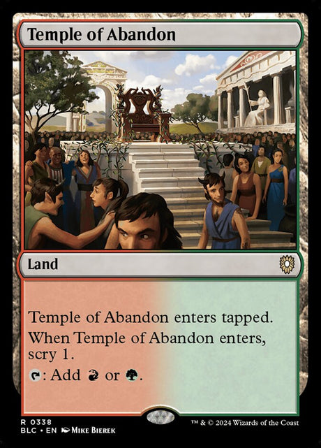 Temple of Abandon (338) - Bloomburrow Commander (BLC)