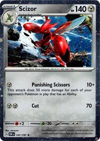 Scizor - 141/197 (Cosmos Holo) (141) - Miscellaneous Cards & Products (MCAP)