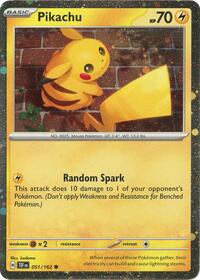 Pikachu - 051/162 (Cosmo Holo) (51) - Miscellaneous Cards & Products (MCAP)