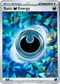 Basic Darkness Energy (Cracked Ice Holo) (15) - SVE: Scarlet & Violet Energies (SVE)