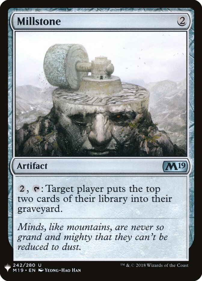 Millstone (M19-242) - The List (PLST)