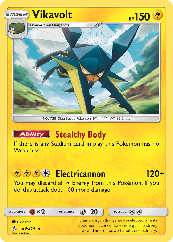 Vikavolt (59/214) - [Holo Foil] Unbroken Bonds (UNB)