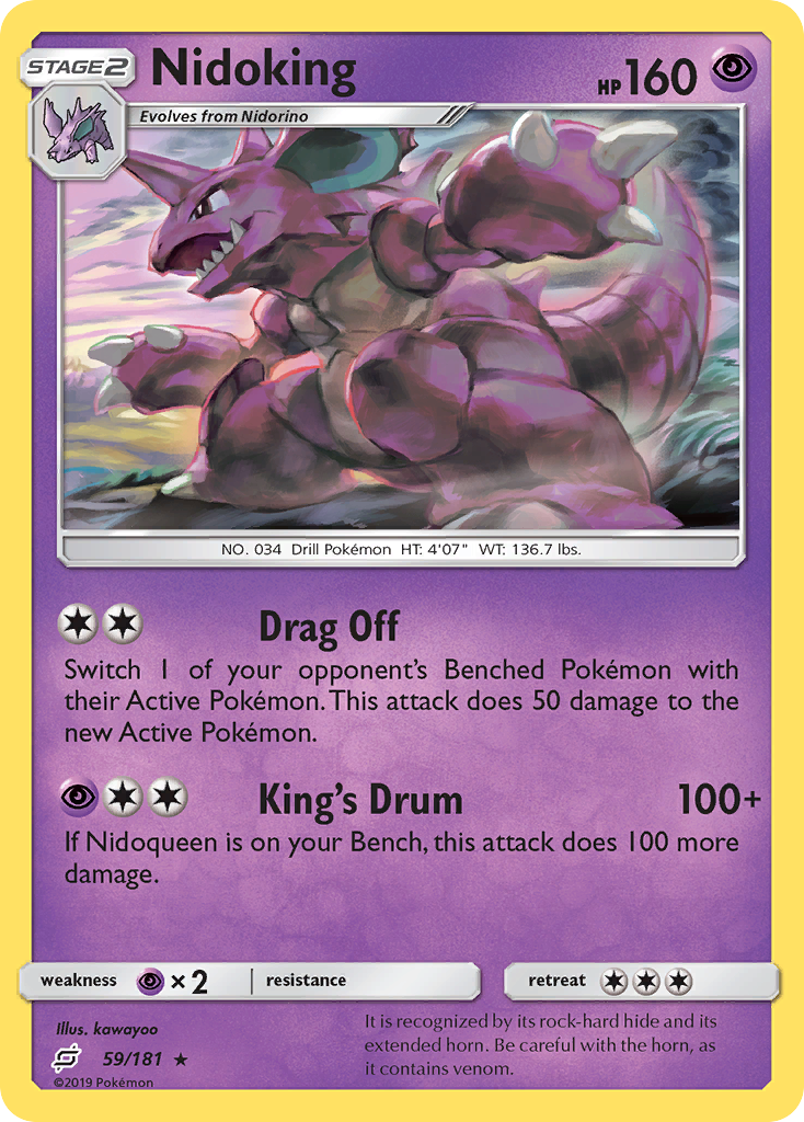 Nidoking (59/181) - Team Up (TEU)
