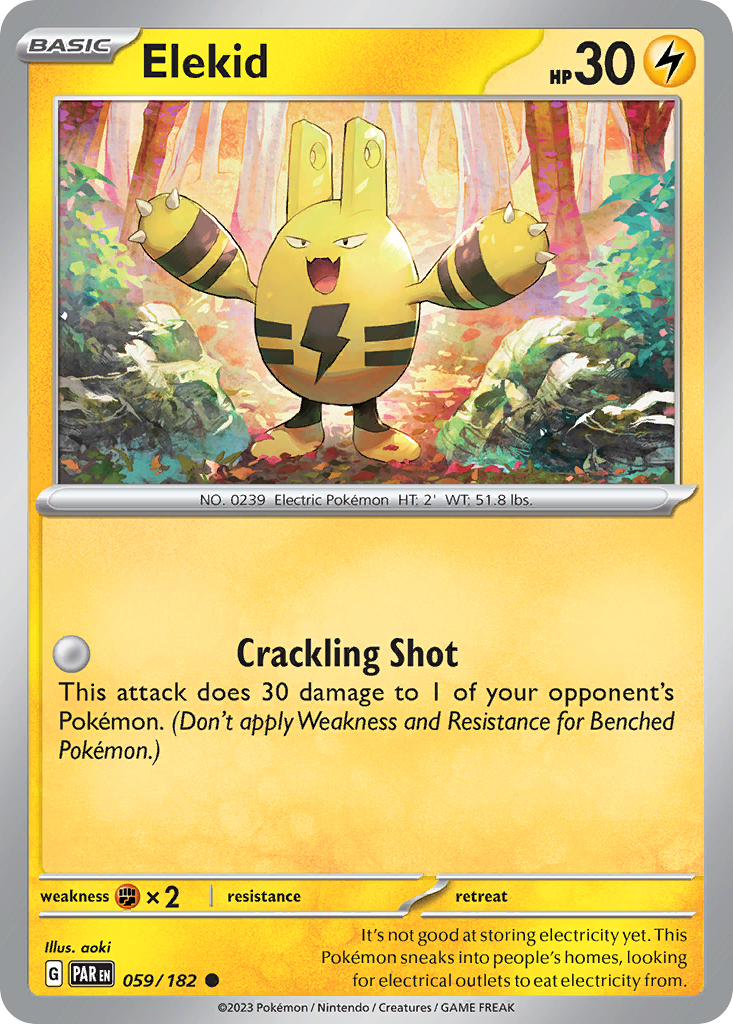 Elekid (59/182) - [Reverse Holo] Paradox Rift (PAR)