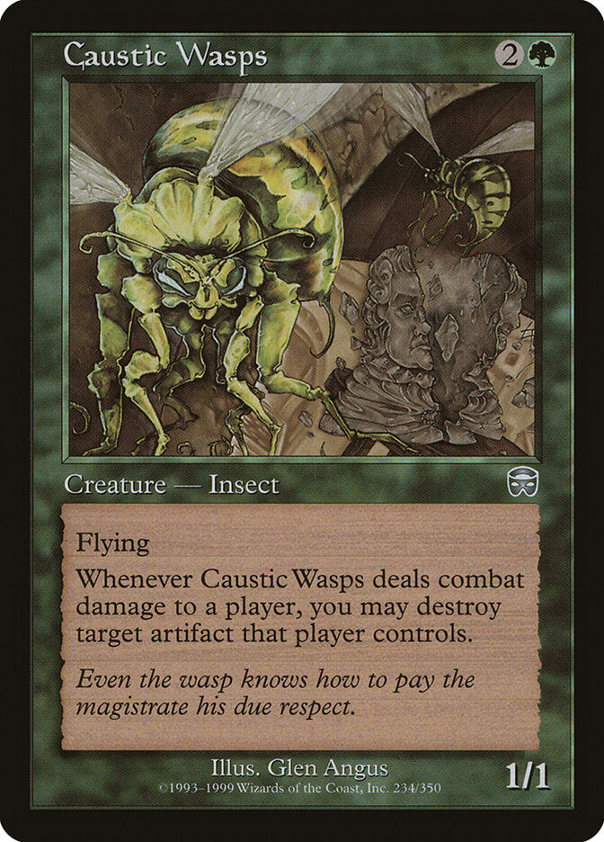 Caustic Wasps (234) - Mercadian Masques (MMQ)