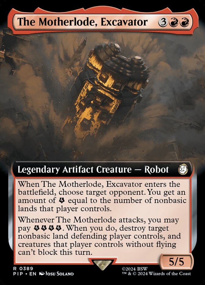 The Motherlode, Excavator - [Extended Art] Fallout (PIP)
