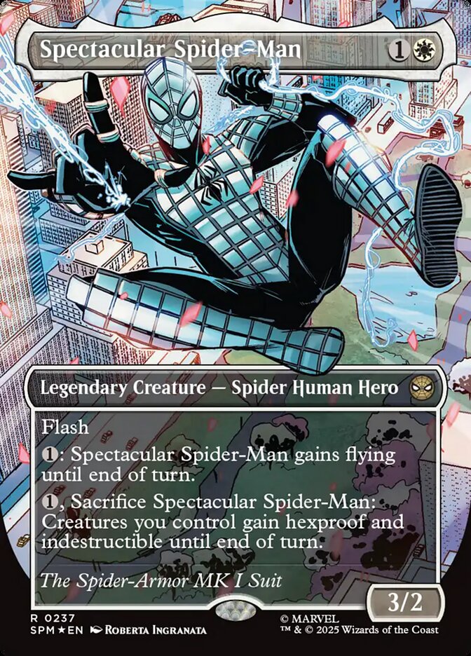 Spectacular Spider-Man (237) - [Textured Foil, Borderless] Marvel's Spider-Man (SPM)