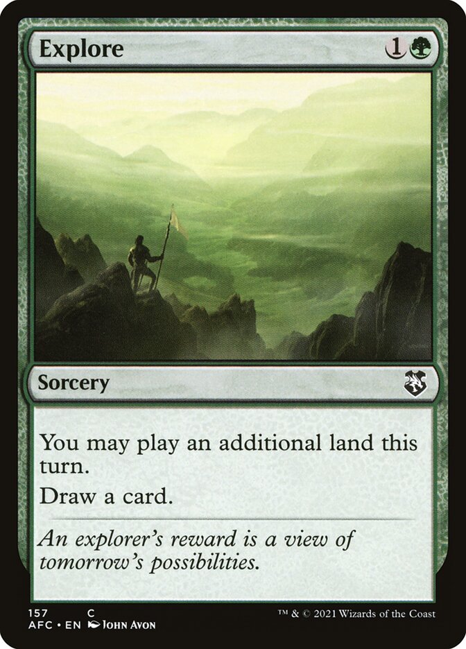 Explore (157) - Forgotten Realms Commander (AFC)