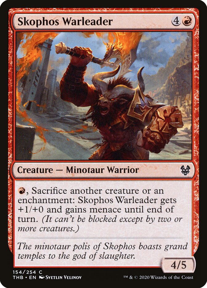 Skophos Warleader (154) - Theros Beyond Death (THB)