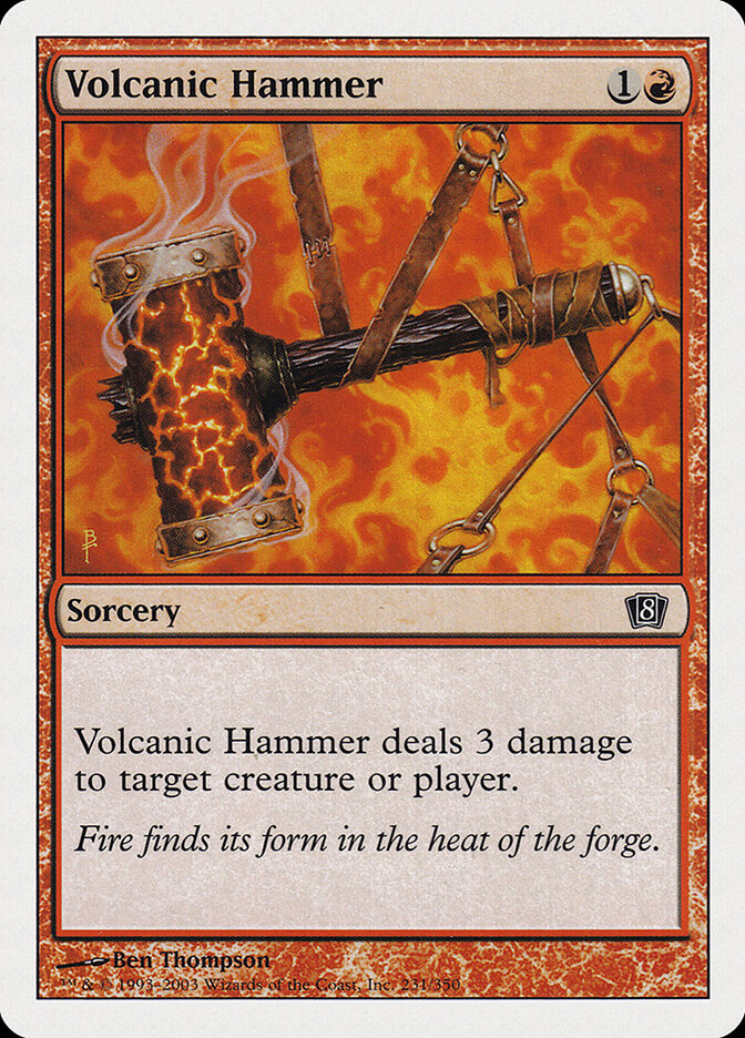 Volcanic Hammer (231) - Eighth Edition (8ED)