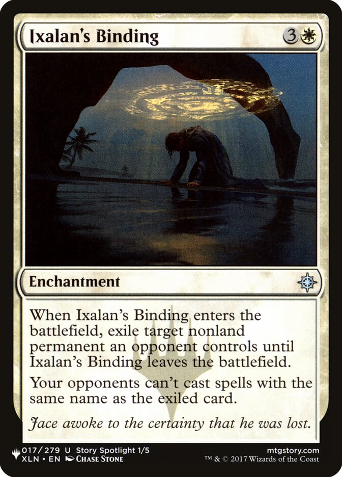 Ixalan's Binding (XLN-17) - The List (PLST)
