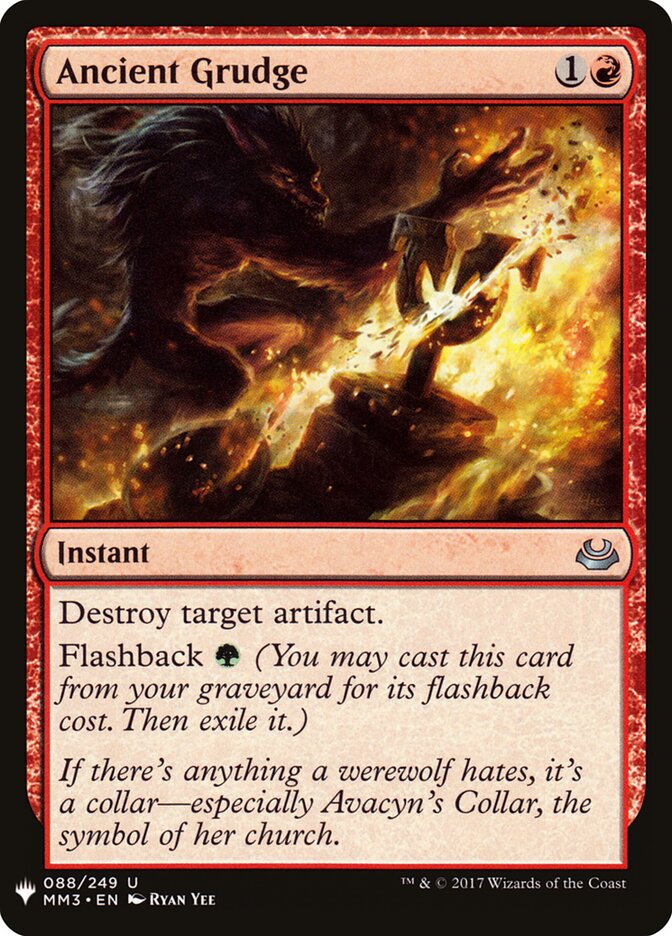 Ancient Grudge (MM3-88) - The List (PLST)