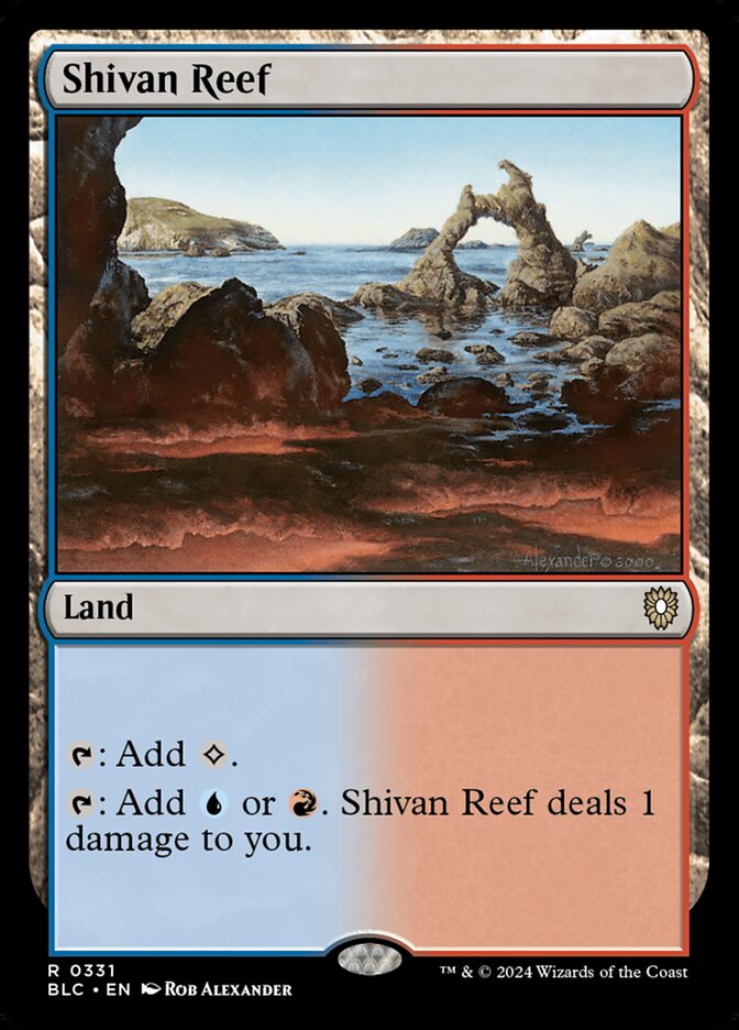 Shivan Reef (331) - Bloomburrow Commander (BLC)