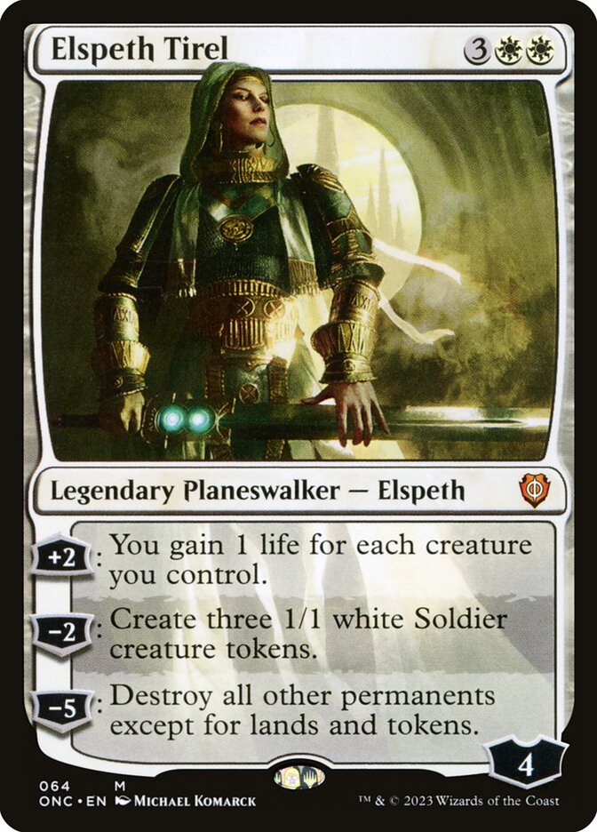 Elspeth Tirel (64) - Phyrexia: All Will Be One Commander (ONC)