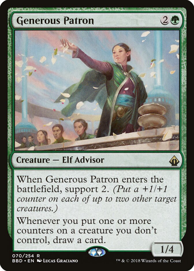 Generous Patron (70) - Battlebond (BBD)