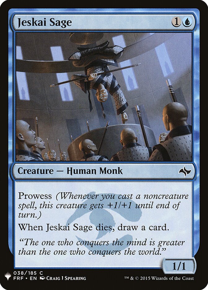 Jeskai Sage (FRF-38) - The List (PLST)