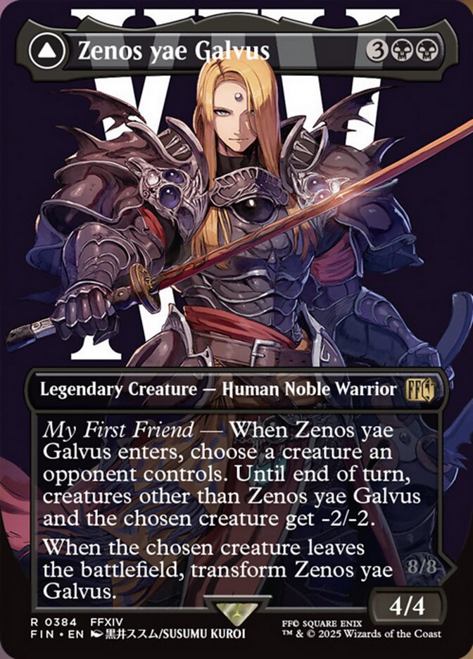 Zenos yae Galvus // Shinryu, Transcendent Rival (384) - [Borderless] Final Fantasy (FIN)