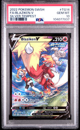 Blaziken V #TG14 - [Graded PSA 10] Sword & Shield Silver Tempest