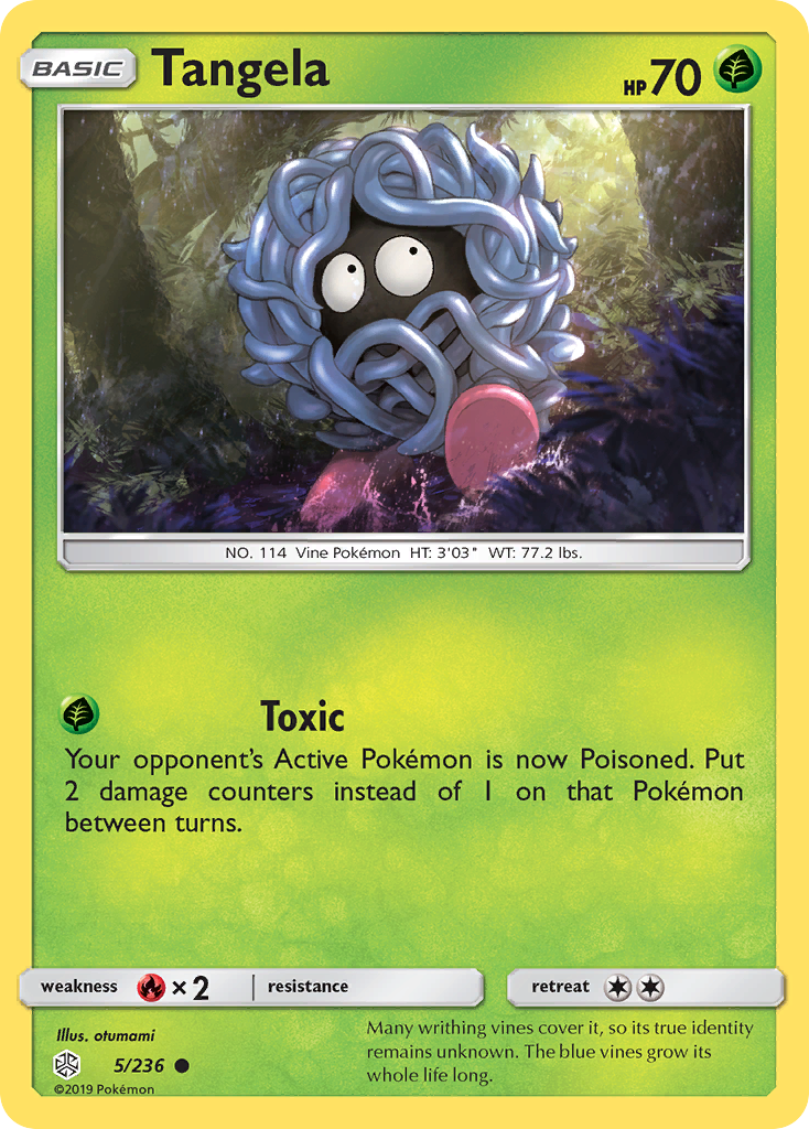 Tangela (5/236) - [Reverse Holo] Cosmic Eclipse (CEC)