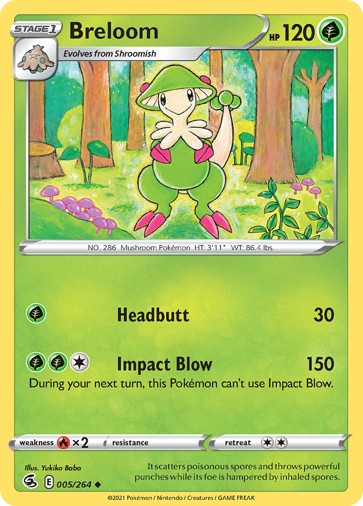 Breloom (5/264) - Fusion Strike (FST)