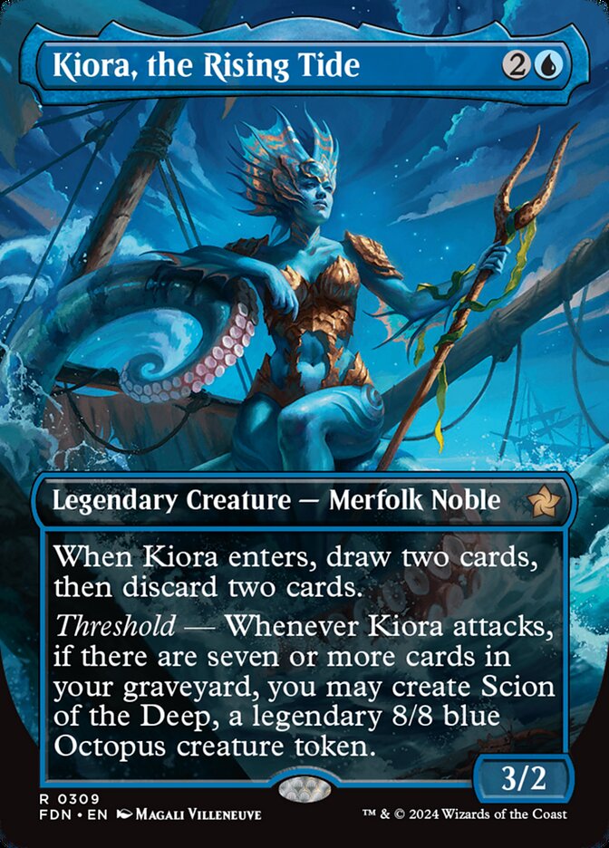 Kiora, the Rising Tide - [Borderless] Foundations (FDN)