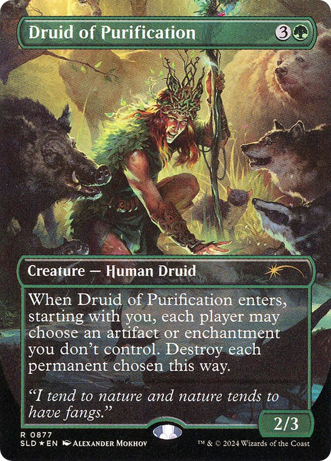 Druid of Purification (877) - Secret Lair Drop (SLD)