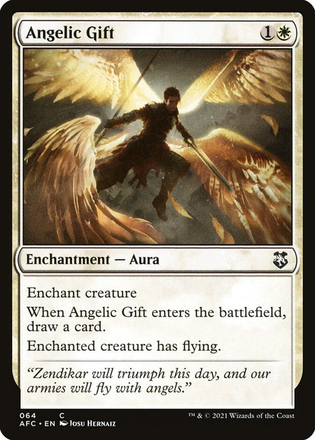 Angelic Gift (64) - Forgotten Realms Commander (AFC)