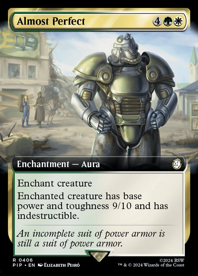 Almost Perfect - [Foil, Extended Art] Fallout (PIP)