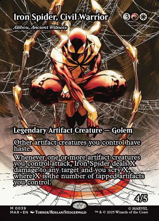 Iron Spider, Civil Warrior - Alibou, Ancient Witness (39) - Marvel Universe (MAR)