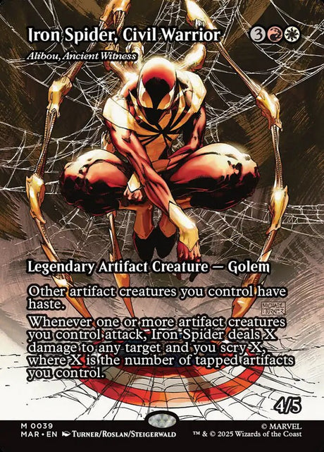 Iron Spider, Civil Warrior - Alibou, Ancient Witness (39) - Marvel Universe (MAR)