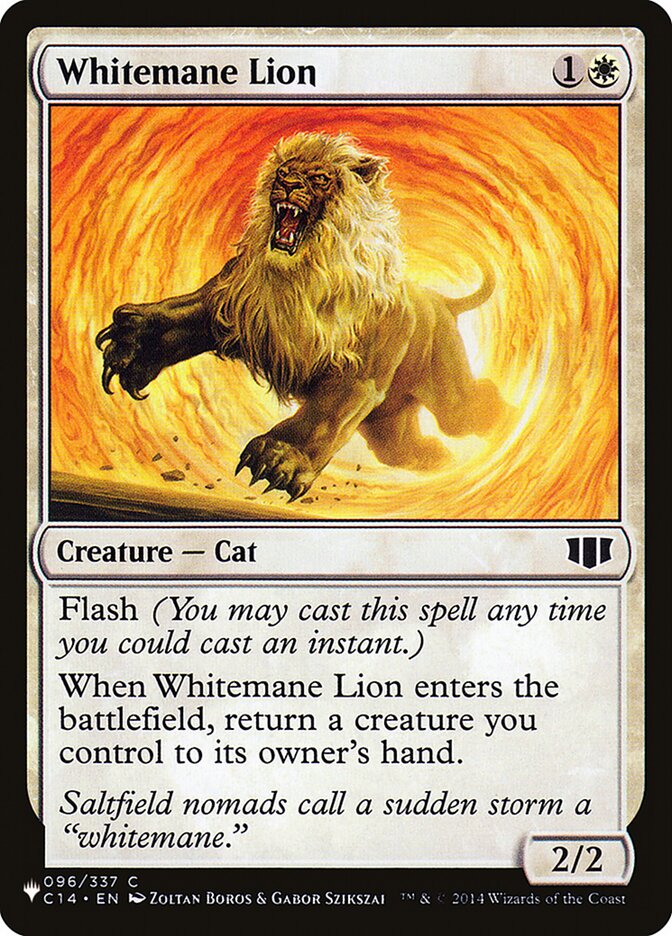 Whitemane Lion (C14-96) - The List (PLST)