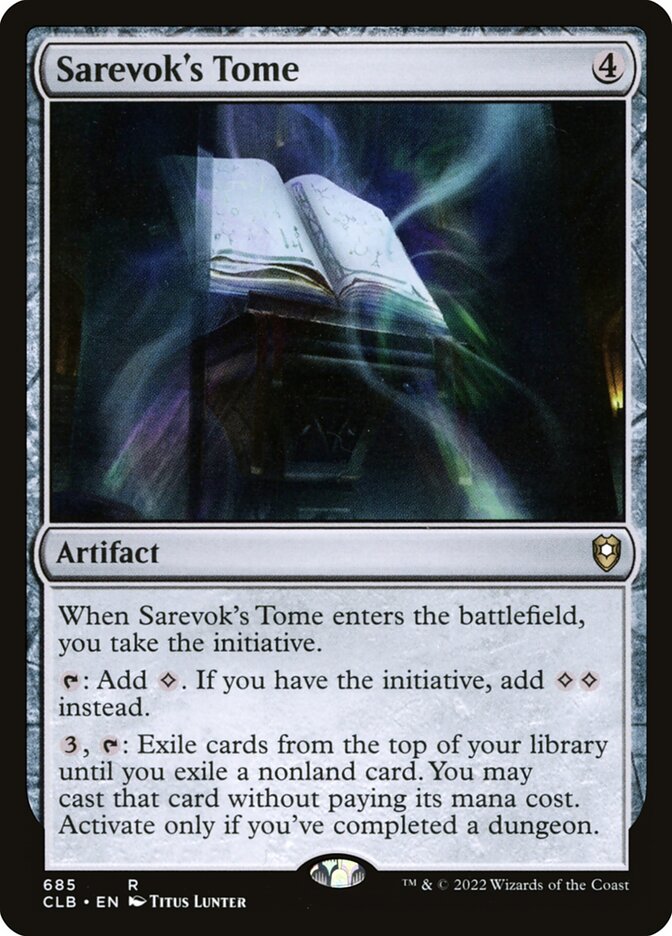 Sarevok's Tome (685) - Commander Legends: Battle for Baldur's Gate (CLB)
