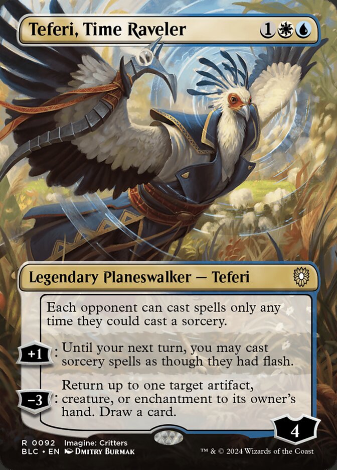 Teferi, Time Raveler - [Borderless] Bloomburrow Commander (BLC)