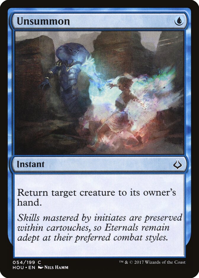 Unsummon (54) - Hour of Devastation (HOU)