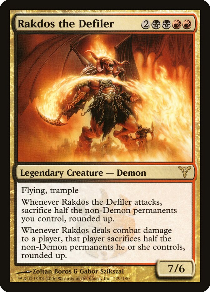 Rakdos the Defiler (129) - Dissension (DIS)