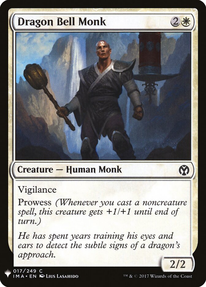 Dragon Bell Monk (IMA-17) - The List (PLST)