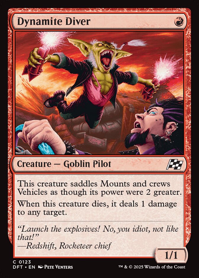 Dynamite Diver - [Foil] Aetherdrift (DFT)
