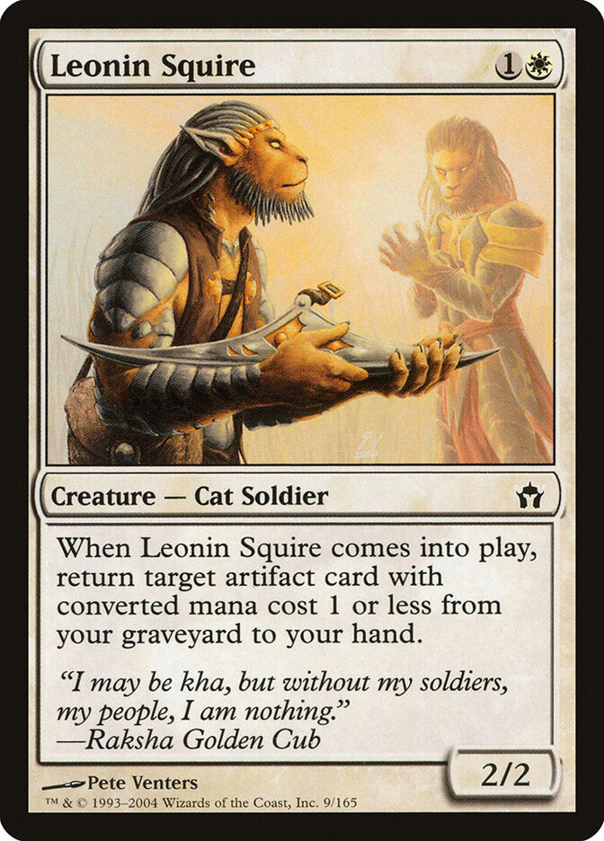 Leonin Squire (9) - Fifth Dawn (5DN)